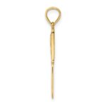 14K 3-D Polished Table Knife Charm - Image 2