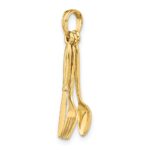 14K 3-D Moveable Knife, Fork, and Spoon Charm - Image 5