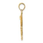 14K Polished Cut-Out Martini with Olive Charm - Image 2