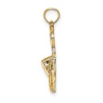 14k Cheese Board with Knife Charm - Image 2