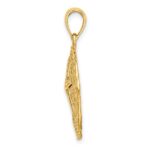 14K Starfish on Sand Dollar Charm - Image 2