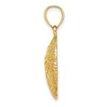 14K Sand Dollar Charm - Image 2