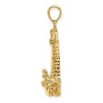 14K Lighthouse with Waves Charm - Image 2