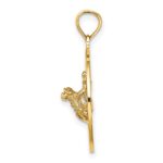 14K ANTIGUA W.I. Circle with Frog Charm - Image 2