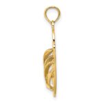 14K 3-D Large SEA ISLE Double Flip-flop Charm - Image 2