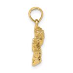 14K Textured Crawfish Charm - Image 2