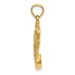 14K 2-D Palm Trees On Island Charm - Image 2