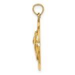 14K OCEAN CITY NJ with Dolphins Charm - Image 2
