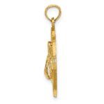 14K OCEAN CITY NJ with Flip Flop Charm - Image 2