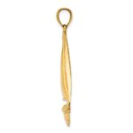14K Polished Sailboat Charm - Image 2