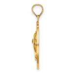 14K BONAIRE Circle with Dolphins Charm - Image 2