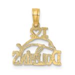 14K I HEART DOLPHINS with Dolphin Charm - Image 4