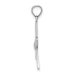 14K White Gold Dancing Starfish Charm - Image 2
