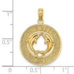 14K MYSTIC CT Dolphins Charm - Image 3