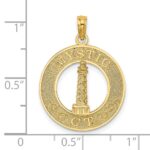 14K MYSTIC CT Lighthouse Charm - Image 3