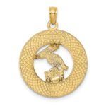 14K LAUDERDALE-BY-THE-SEA FL with Pelican Charm - Image 4