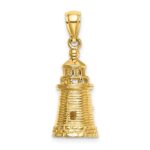 14K 3-D Brant Point Lighthouse Nantucket Harbor Massachusetts Charm - Image 4