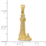 14K 2-D Assateague Island Virginia Lighthouse Charm - Image 3