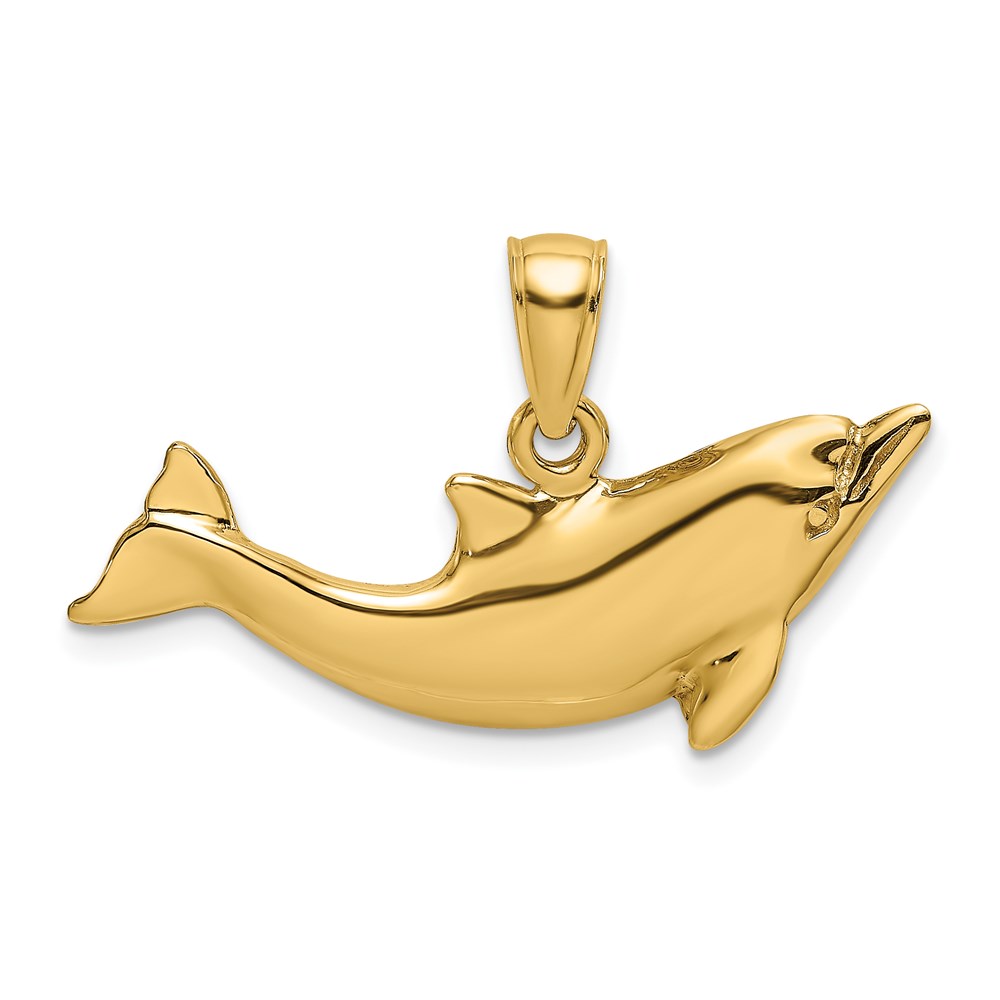 K7890.jpg 14K Polished Dolphin Charm - Image 1