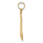 14K Polished and Textured Sailboat Charm - Image 2