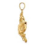 14K Large Blue Crab Charm - Image 2