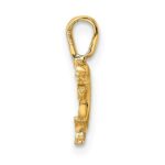 14K Mini Jumping Dolphin with Fixed Bail Charm - Image 2