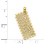 14K NEW JERSEY-LBI (Long Beach Island) License Plate Charm - Image 3