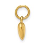 14K Polished 3-D Puffed Heart Charm - Image 2