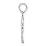 14K White Gold Charleston Palm Tree Charm - Image 2