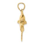 14K 3-D Female Dorado (Mahi-Mahi) Charm - Image 2