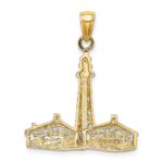 14K Sanibel Island Lighthouse Charm - Image 3