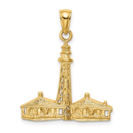 14K Sanibel Island Lighthouse Charm