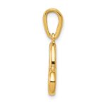 14K Polished Heart Pendant - Image 2