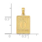 14K EXIT 0 / CAPE MAY Charm - Image 3
