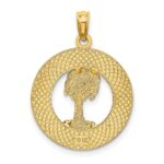 14K BEAUFORT SC Palm Tree Charm - Image 4