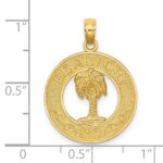 14K BEAUFORT SC Palm Tree Charm - Image 3