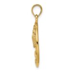 14K MARCO IS. Palm Tree Round Charm - Image 2