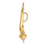 14K Large 3-D Sailboat with Moveable Sail Omega Slide - Image 2
