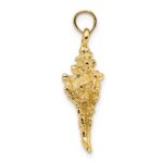 14K 3-D Conch Shell Charm - Image 2