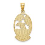 14K CURACAO with Dolphin Sunset Charm - Image 4