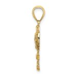 14K ARUBA On Palm Tree Pendant - Image 2