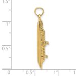 14K 3-D Polished Cruise Ship Charm - Image 3