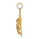 14K 3-D SANIBEL ISLAND with Large Double Flip-Flop Charm - Image 2