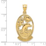 14K ST. MARTIN with Dolphin Sunset Charm - Image 3