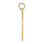 14K KEY WEST Sailboat Circle Charm - Image 2