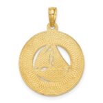 14K OCEAN CITY with Sailboat Charm - Image 4