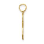 14K Textured Swirls Star Of David Charm - Image 2