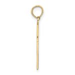 14K Polished Small Cross Charm - Image 2