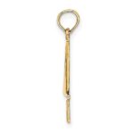 14K Polished Star Of David with Chai Charm - Image 2
