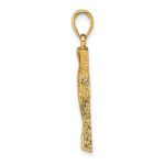 14K Polished Cut-Out Cross with Triangle Ends Charm - Image 2